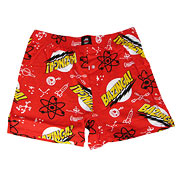 Big Bang Theory Bazinga! Pattern Boxer Shorts